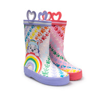 Paw Patrol Toddler Rain Boots, Waterproof Rubber Boots with Pull-On Handles