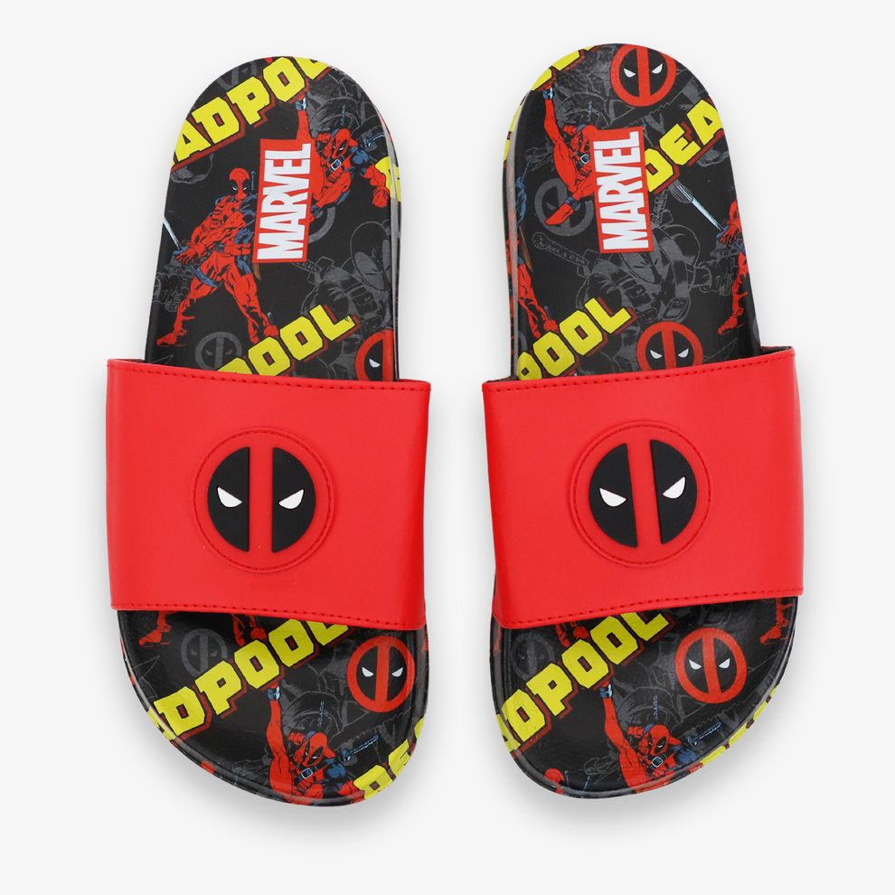 Deadpool Mens Soccer Slide – Ground Up Shop